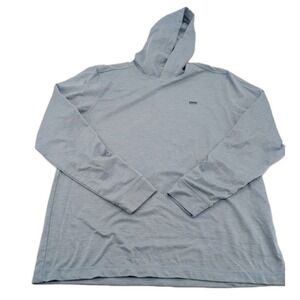 Live Forever Golf Hoodie Mens M Blue Lightweight Jersey Pullover Hooded Shirt